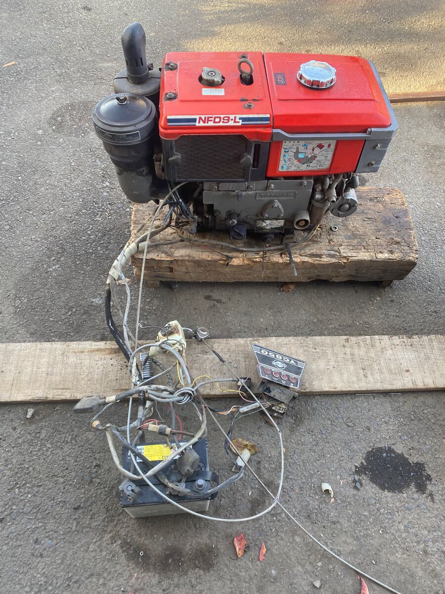  Aomori 10 мир рисовое поле город Yanmar дизель двигатель фактически работающий NFD9-L переключатель имеется получение OK рассылка. стоимость доставки консультации пожалуйста 