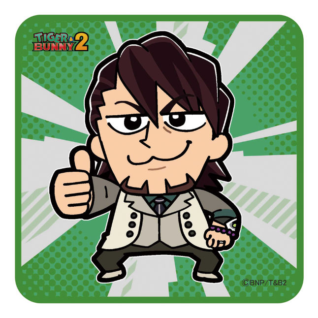 TIGER ＆ BUNNY２ 大川ぶくぶ描き起こしハンドタオル 鏑木・T・虎徹 公式グッズ colleize