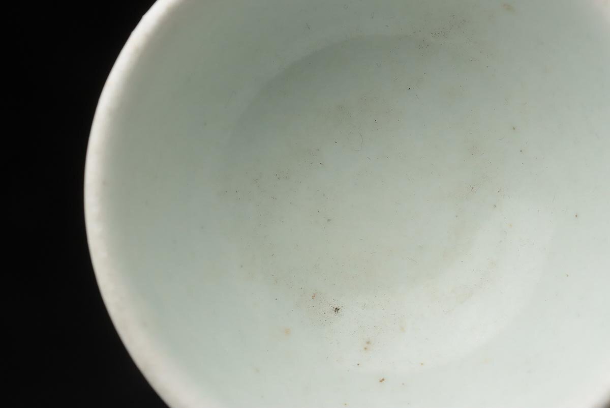Bibian 比比昂- ZM265 朝鮮古美術李朝白磁盃・李朝盃径7.3cm 重 Bibian 比比昂- ZM265 朝鮮古美術李朝白磁盃・李朝盃径7.3cm 重