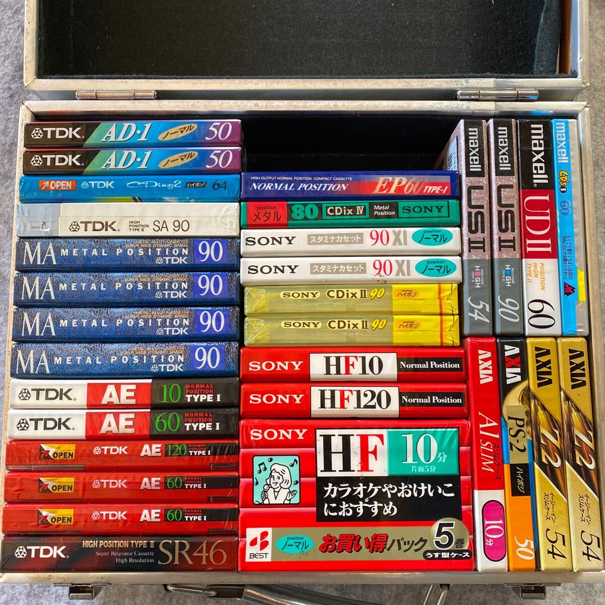 TDK、maxell、SONY カセットテープ 新品 レトロ メタルテープ - 家具 TDK、maxell、SONY カセットテープ 新品 レトロ メタルテープ - 家具