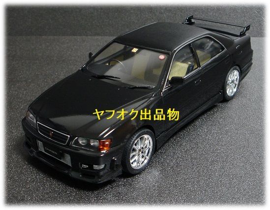 青島文化教材社 1/24 TOYOTA JZX100 CHASER 2.5 Tourer V BLITZ 完成品 / アオシマ トヨタ チェイサー ツアラー ブリッツ ブラック