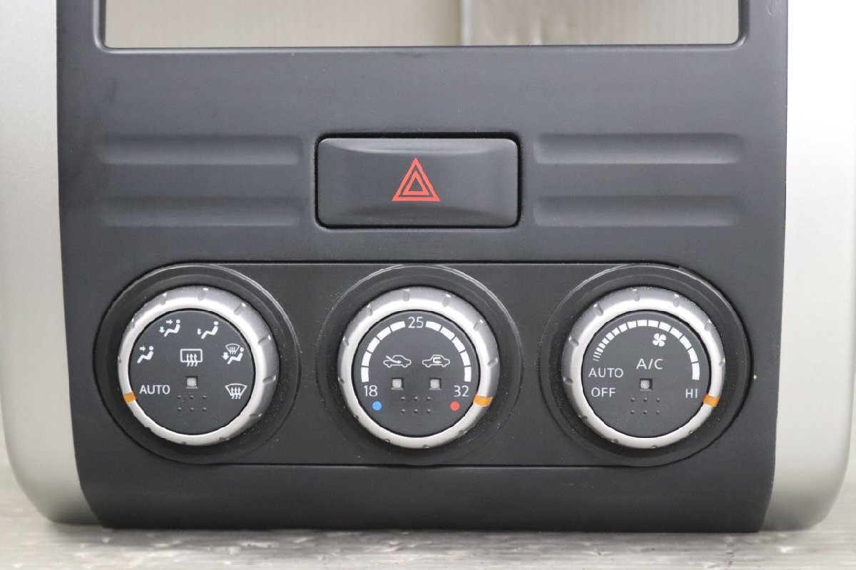  X-trail 20GT холодный регион 4WD 6MT предыдущий период (DNT31) navi panel аудио панель выключатель кондиционера риск кнопка 27500 JG71A p050612