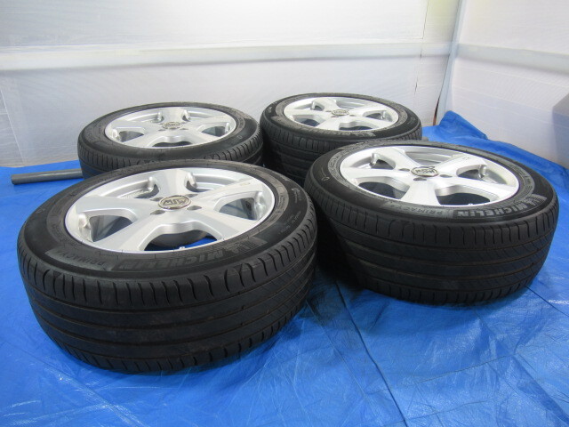 バランス済 OZ MSW 16-7J 4H/108 ET25 + MICHELIN 205/55R16 中古4本！プジョー 2008 307 307CC 307SW 308 406！Z00877