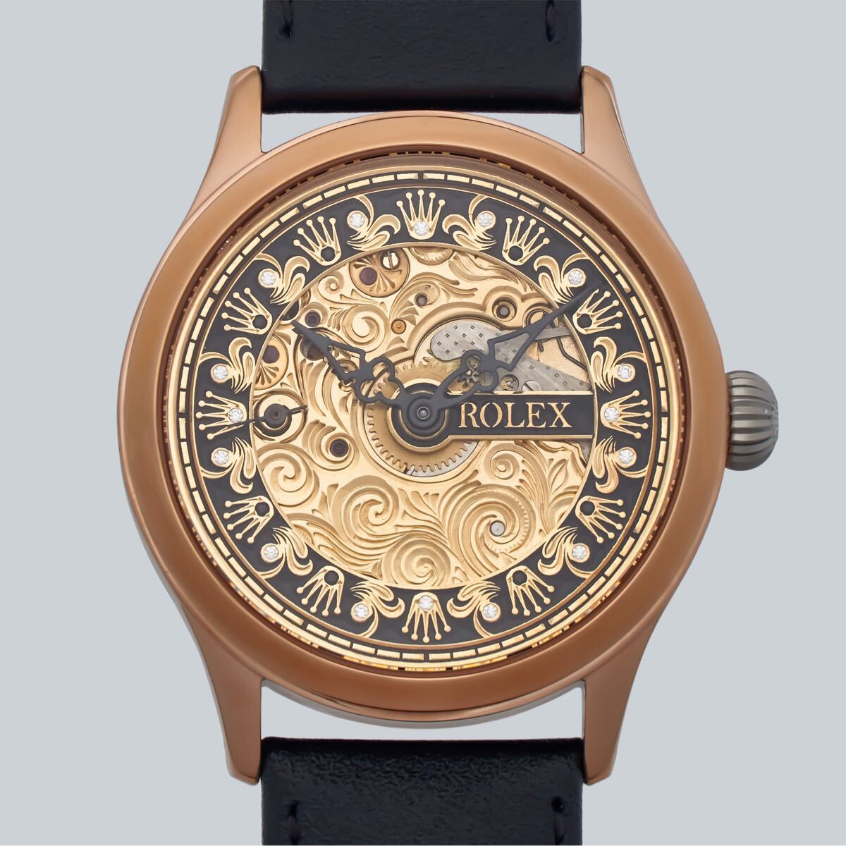 アンティーク Marriage watch ROLEX 懐中時計をアレンジした42mm