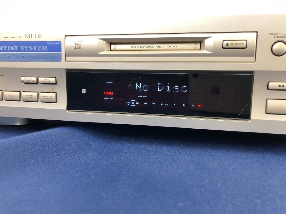 ☆ジャンク品☆MDレコーダー MJ-D5 Pioneer パイオニア