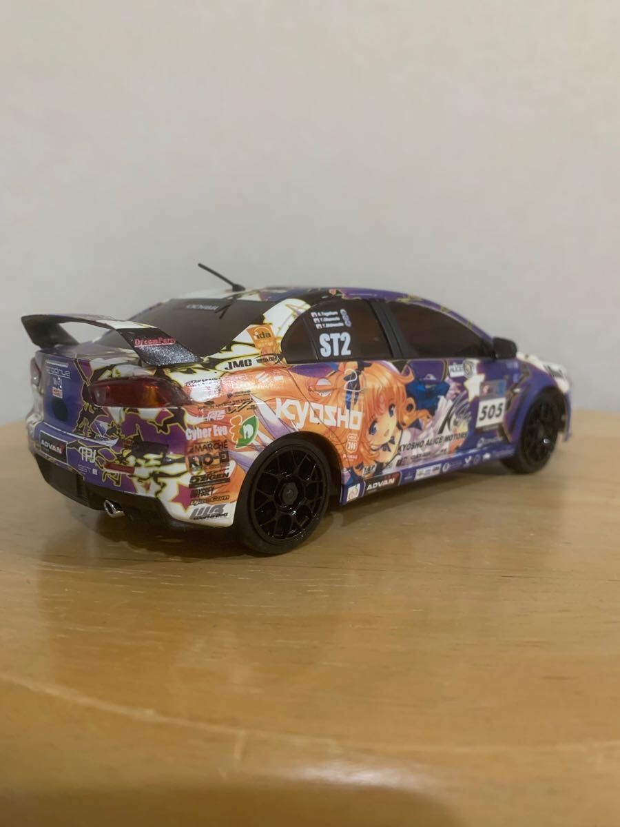 MINI-Z AWD ALICE MOTORS LANCER EVO X KYOSHO アリスモータース MINI-Z AWD ALICE MOTORS LANCER EVO X KYOSHO アリスモータース