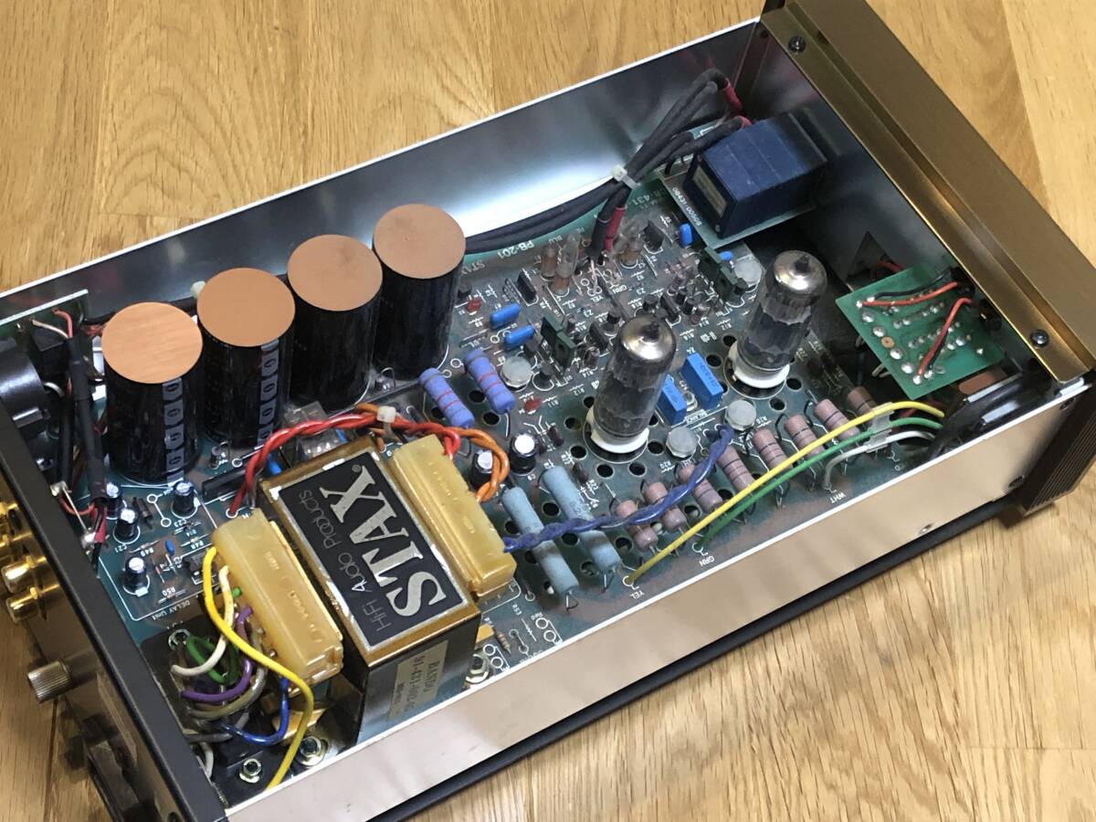 即決/送無 STAX スタックス SRM-T1S 希少品=艶金色パネル 米国製 即決/送無 STAX スタックス SRM-T1S 希少品=艶金色パネル 米国製