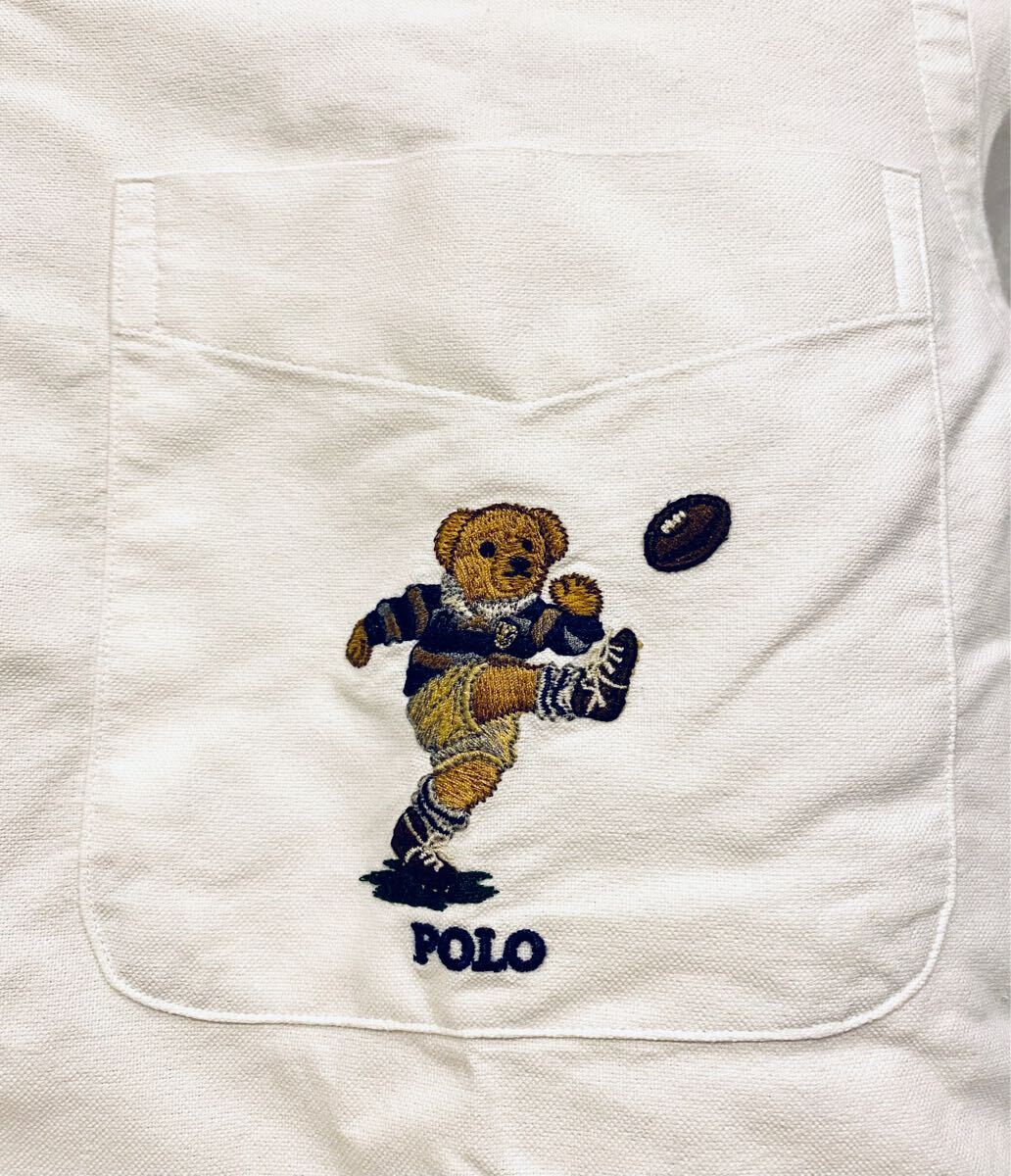 入手困難】POLO RALPH LAUREN BEAR 長袖シャツ M 極希少品 ポロ 入手困難】POLO RALPH LAUREN BEAR 長袖シャツ M 極希少品 ポロ