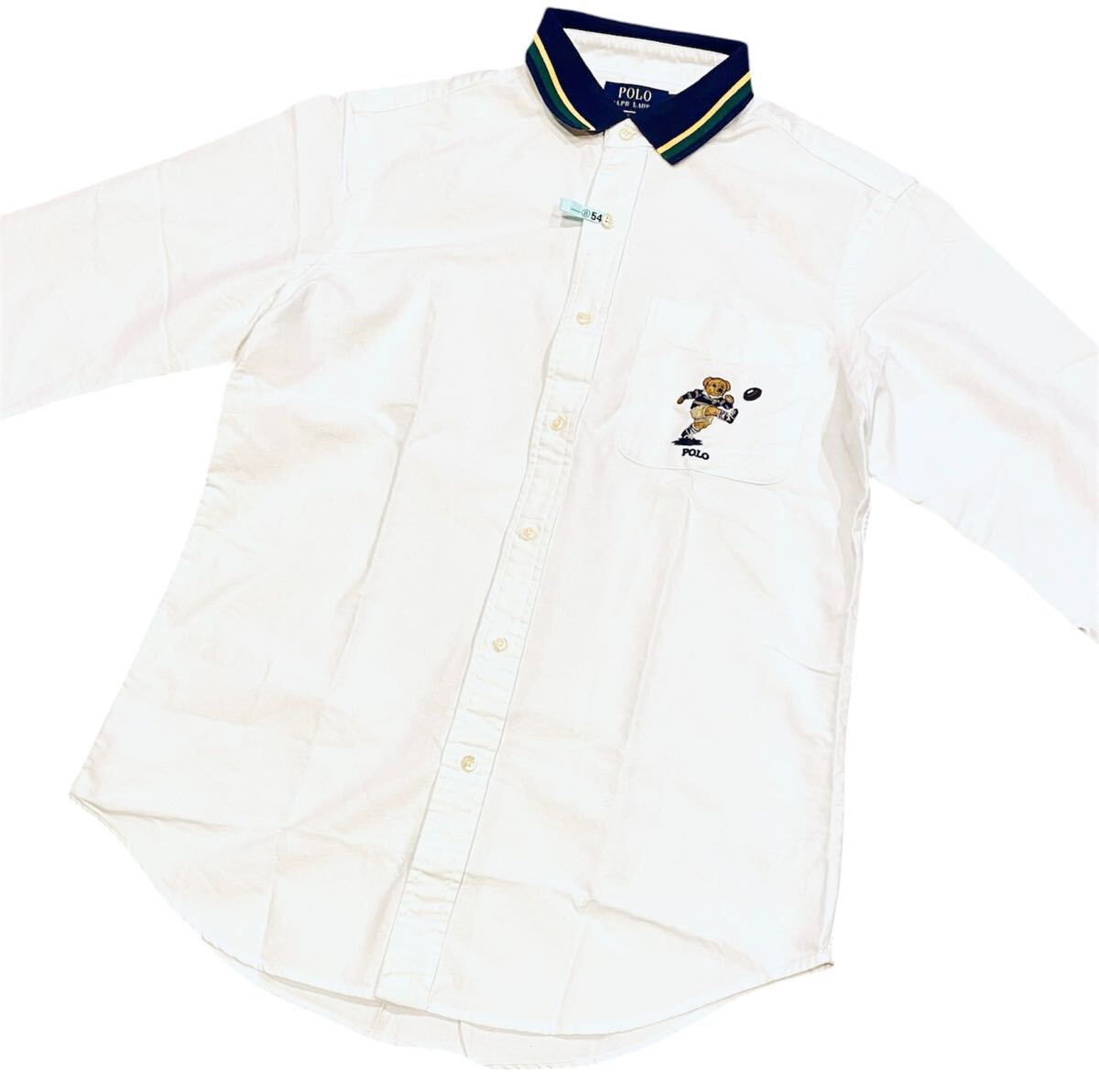 入手困難】POLO RALPH LAUREN BEAR 長袖シャツ M 極希少品 ポロ 入手困難】POLO RALPH LAUREN BEAR 長袖シャツ M 極希少品 ポロ