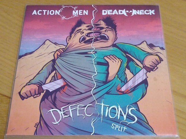 ACTIONMEN - DEAD NECK 高速メロディック SKATE ADHESIVE BELVEDERE NOFX FAT WRECK BELLS ON VENEREA SATANIC SURFERS STRUNG OUT