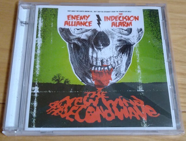 ENEMY ALLIANCE - THE INDECISION ALARM 高速メロディック SKATE ADHESIVE BELVEDERE NOFX FAT WRECK BELLS ON VENEREA SATANIC SURFERS