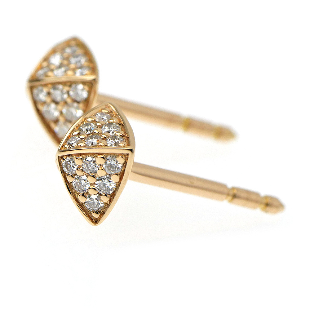 [ название восток ] Hermes серьги Crew *du*H 750PG K18 розовое золото бриллиант ювелирные изделия прочее 