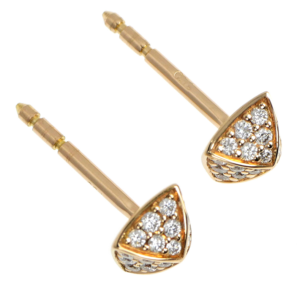 [ название восток ] Hermes серьги Crew *du*H 750PG K18 розовое золото бриллиант ювелирные изделия прочее 