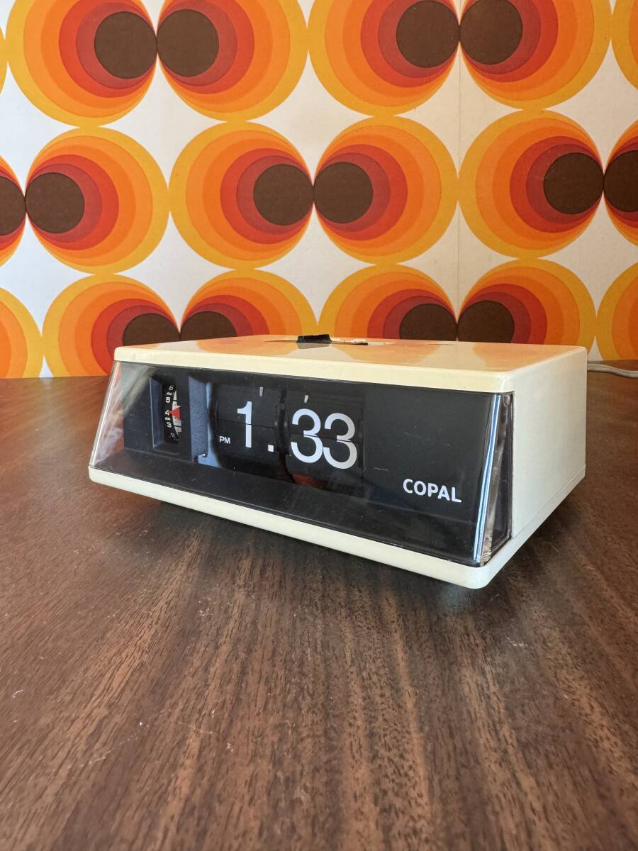 パタパタ時計 COPAL RP-243 昭和レトロ 稀少品 当時物 置き時計 パタパタ時計 COPAL RP-243 昭和レトロ 稀少品 当時物 置き時計