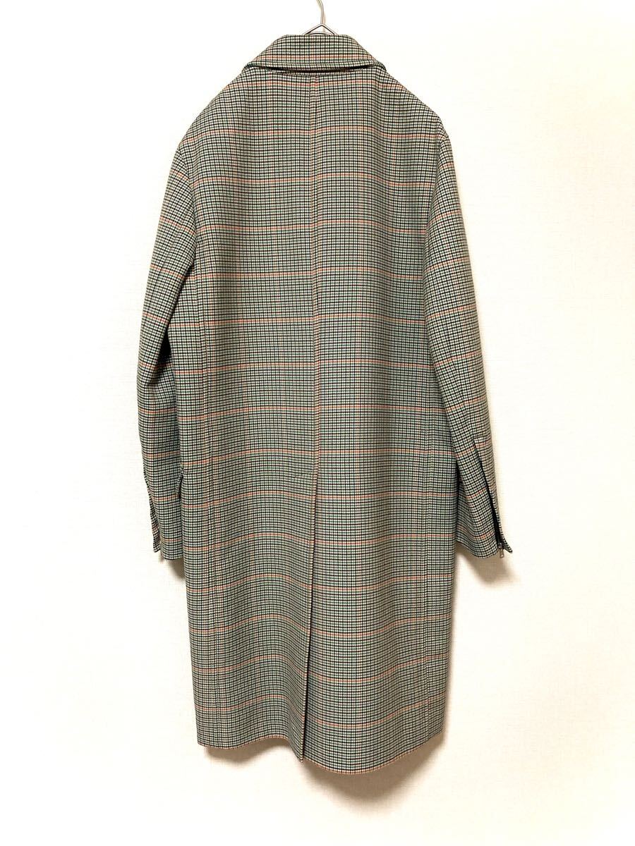 マルニ marni チェック ステンカラーコート ウール メンズ 総柄 マルニ marni チェック ステンカラーコート ウール メンズ 総柄