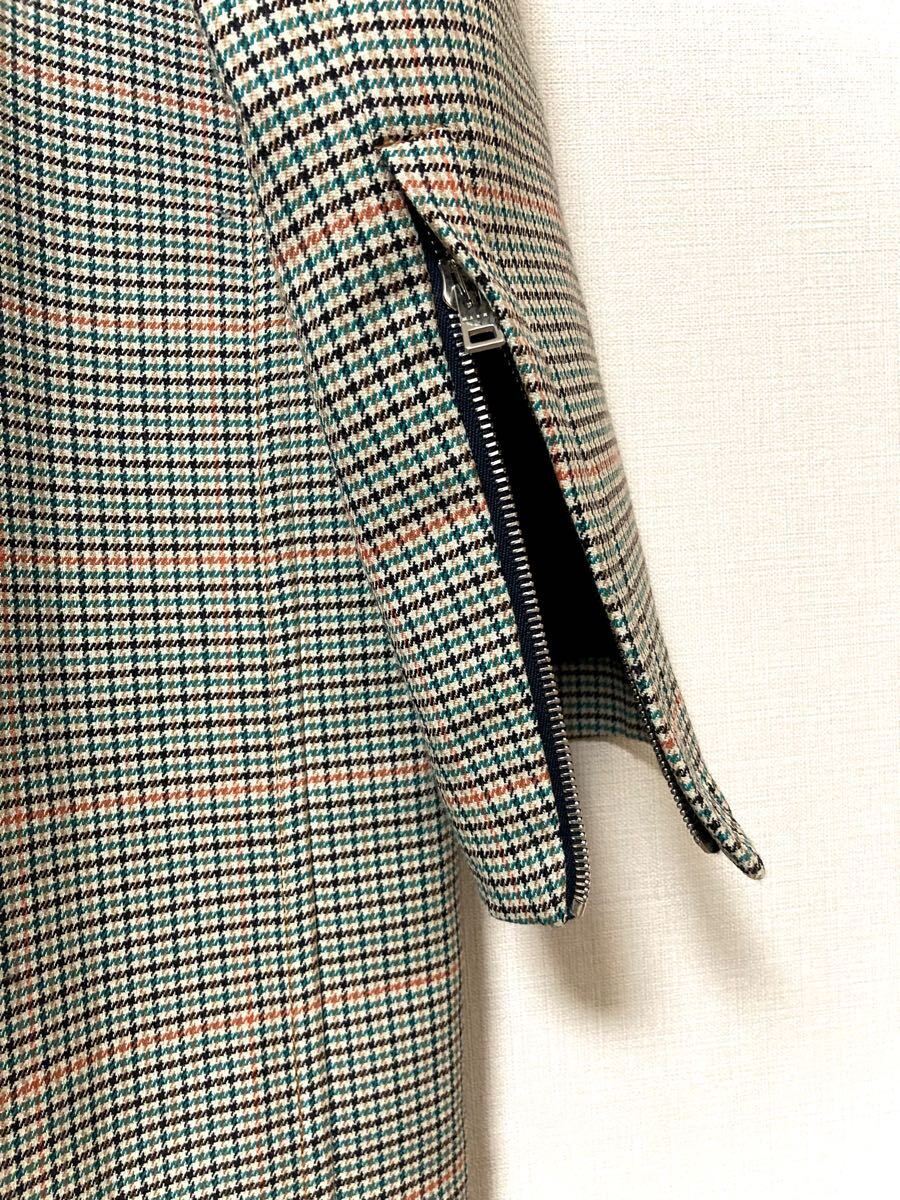 マルニ marni チェック ステンカラーコート ウール メンズ 総柄 マルニ marni チェック ステンカラーコート ウール メンズ 総柄