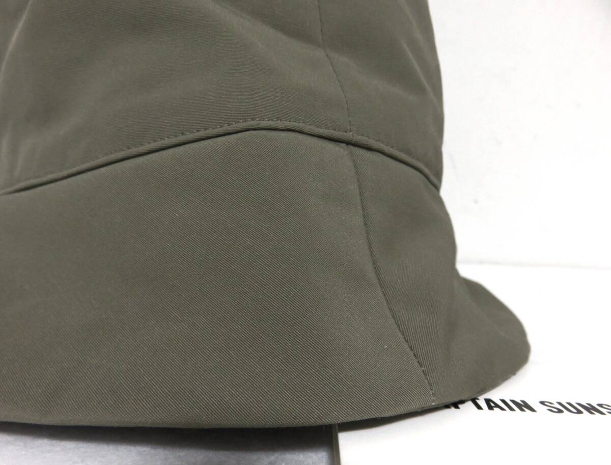 新品 KAPTAIN SUNSHINE × KIJIMA TAKAYUKI Padding Bucket Hat カーキ 日本製 キャプテンサンシャイン キジマ タカユキ バケット ハット_画像3