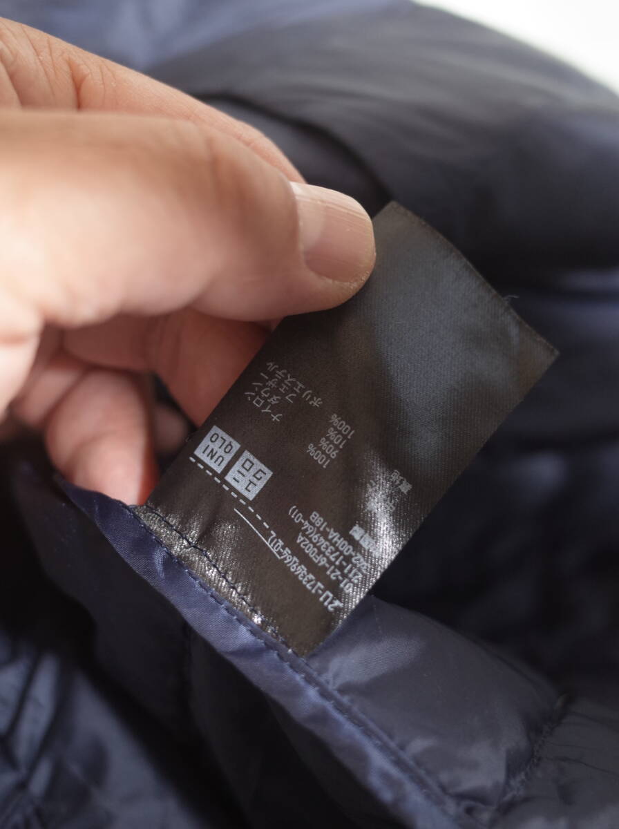  женский pl319 UNIQLO Uniqlo Ultra свет down жилет L темно-синий темно-синий 