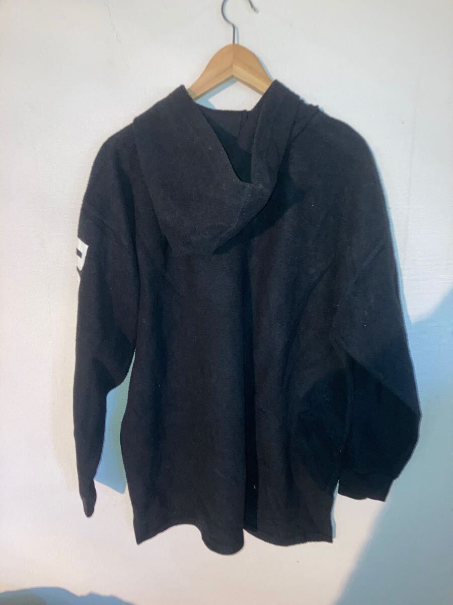 90's vintage DKNYフリースパーカー 黒 P アウトドアウエア
