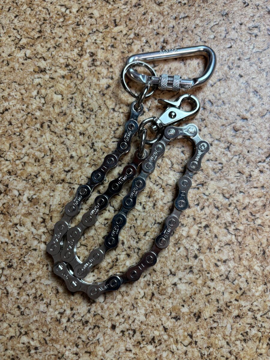 [1 jpy start ] immediately complete sale PORTER / BICYCLE CHAINBICYCLE CHAIN LONG Porter wallet chain silver old clothes Chrome Hearts collaboration 