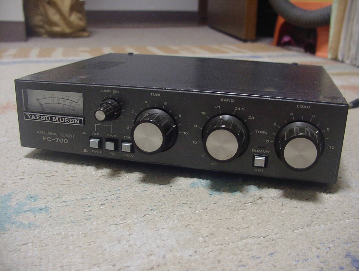 八重洲アンテナチューナー FC-700 Yahoo!オークション - YAESU FC-700 HF用アンテナチューナー