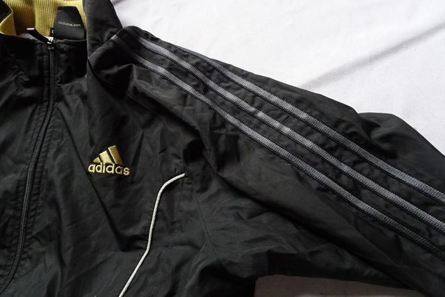 adidas/アディダス/ジュニア/ジャンパー/アウター/ナイロン系ポリエステル/里地メッシュ/グレーライン/黒/ブラック/150サイズ(11/6R6)
