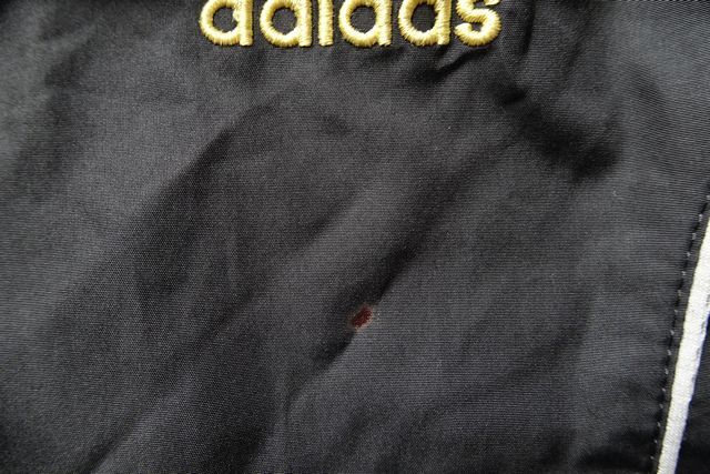 adidas/アディダス/ジュニア/ジャンパー/アウター/ナイロン系ポリエステル/里地メッシュ/グレーライン/黒/ブラック/150サイズ(11/6R6)