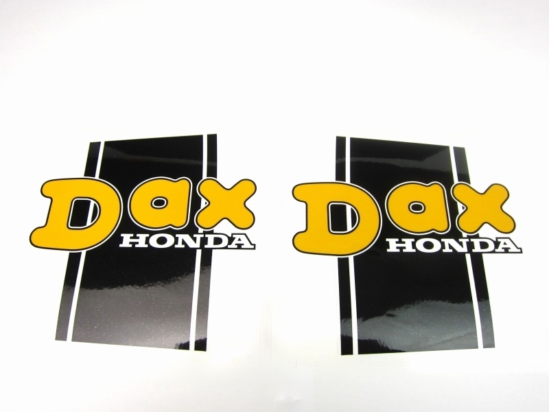 ダックス DAX HONDA デカール(ステッカー) 3Mラミネート イエロー