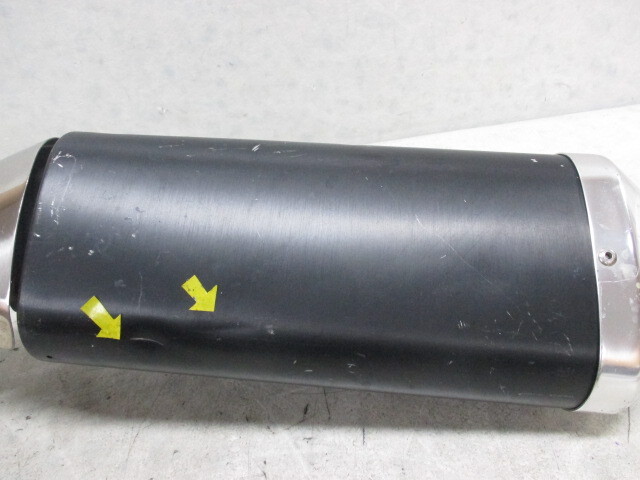 H◆GSX-R1000用サイレンサー左1106 純正.K7.K8.'07～'08年.GT77A.サラ音なし.マフラー.送料無料(一部地域除外) 