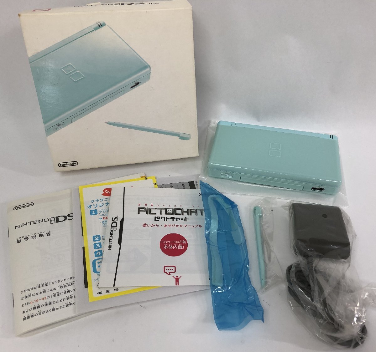 □未使用 動作未確認 NINTENDO DS lite ニンテンドー DSライト USG-001 アイスブルー□埼玉戸田店