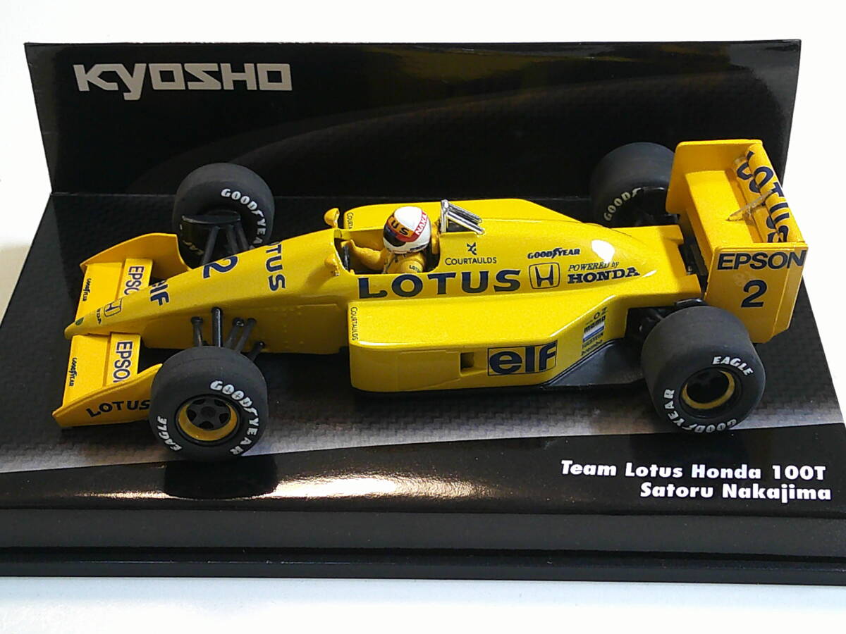 ロータス・ホンダ100T　中嶋悟　【京商　1/43　F1ミニカー】　ロータス100T