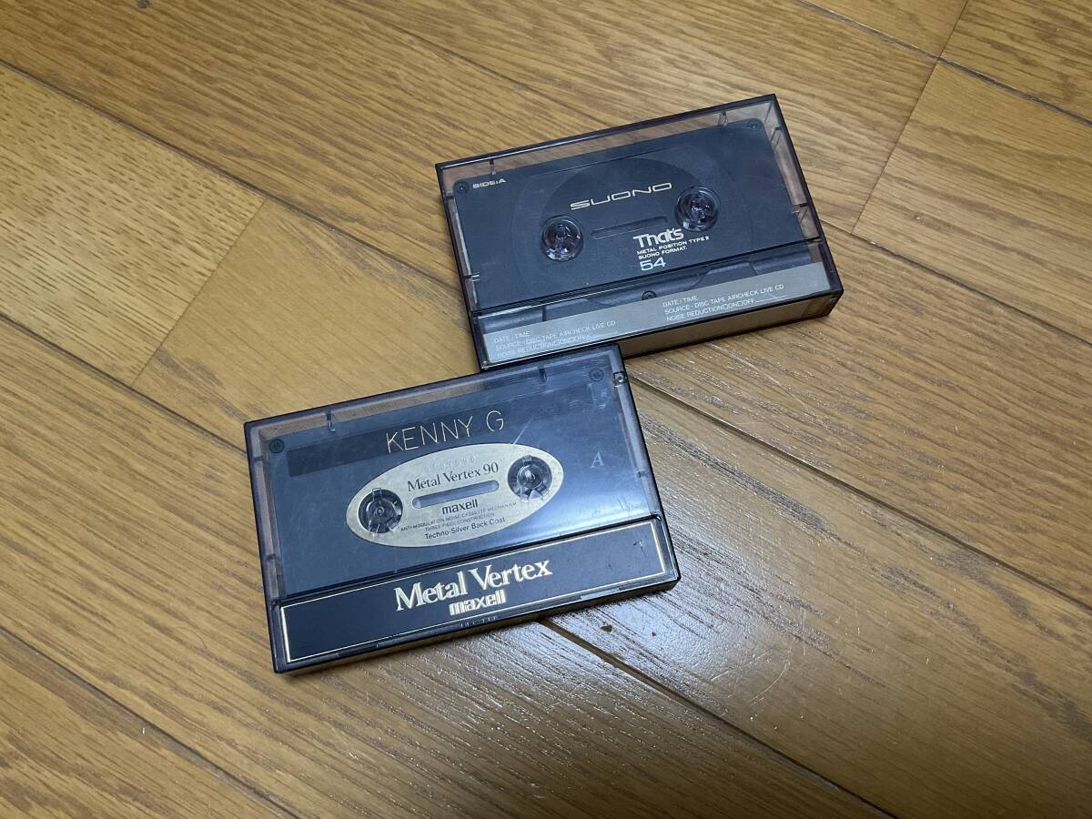 テープ切れ maxell Metal Vertex That’s SUONO メタルテープ カセットテープ 2本 ジャンク
