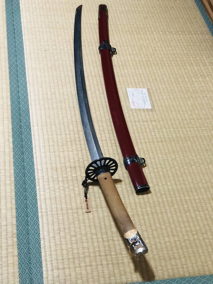 名品三尺大太刀【刃長91.0cm反り3.1cm元幅3.7cm元重0.9cm】江戸 名品三尺大太刀【刃長91.0cm反り3.1cm元幅3.7cm元重0.9cm】江戸