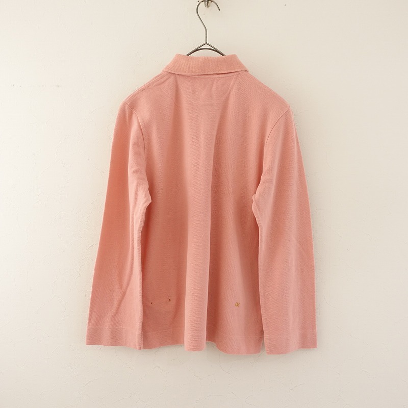 [ обычная цена 1.9 десять тысяч ]45a-rupi- M R45RPM * Hsu pi мака noko. 33 цвет 4 угол Polo *2 рубашка хлопок хлопок длинный рукав розовый (4-2410-78)[40K42]