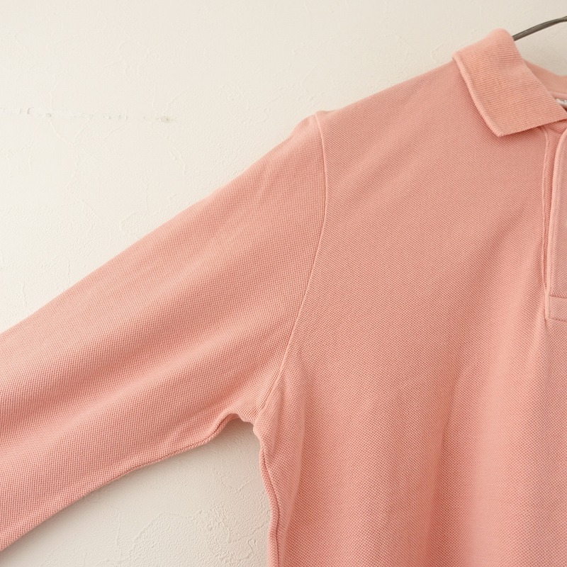 [ обычная цена 1.9 десять тысяч ]45a-rupi- M R45RPM * Hsu pi мака noko. 33 цвет 4 угол Polo *2 рубашка хлопок хлопок длинный рукав розовый (4-2410-78)[40K42]