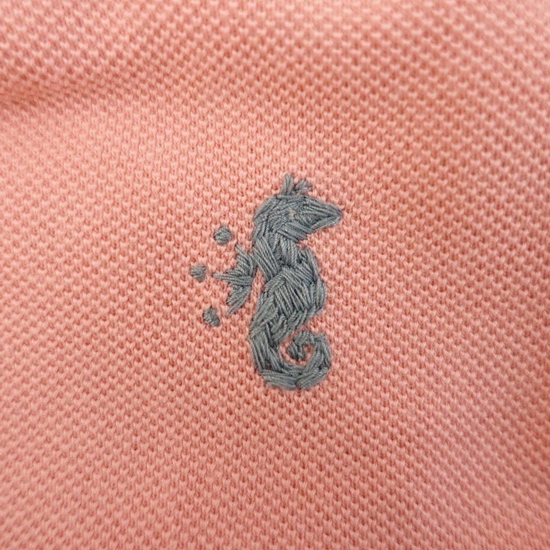 [ обычная цена 1.9 десять тысяч ]45a-rupi- M R45RPM * Hsu pi мака noko. 33 цвет 4 угол Polo *2 рубашка хлопок хлопок длинный рукав розовый (4-2410-78)[40K42]