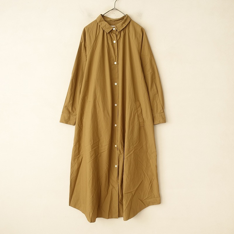 コメンスメント commencement *コットンシャツワンピース*Fキャメル綿羽織りチュニックMINOH LABO(1-2410-345)【11K42】