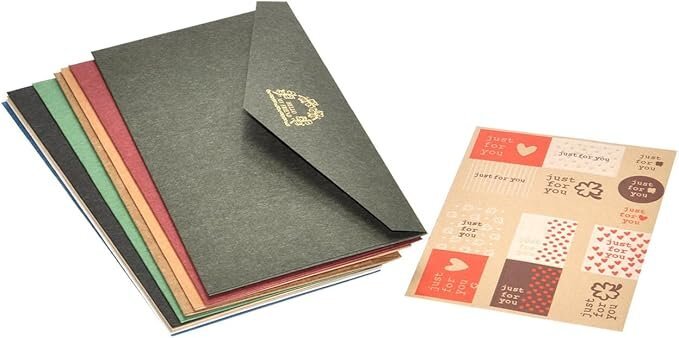 [ 8 шт. комплект x2 ]. наклейка имеется письмо комплект модный симпатичный простой античный конверт . форма 5 номер A5 B5 22cm×11cm II0338