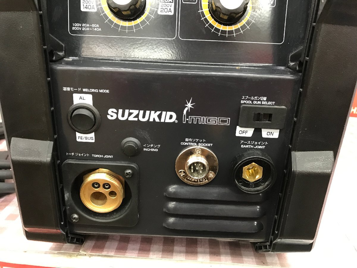 ☆即決価格☆スズキッド 中古 SIG-140 インバーター半自動溶接機 ☆即決価格☆スズキッド 中古 SIG-140 インバーター半自動溶接機