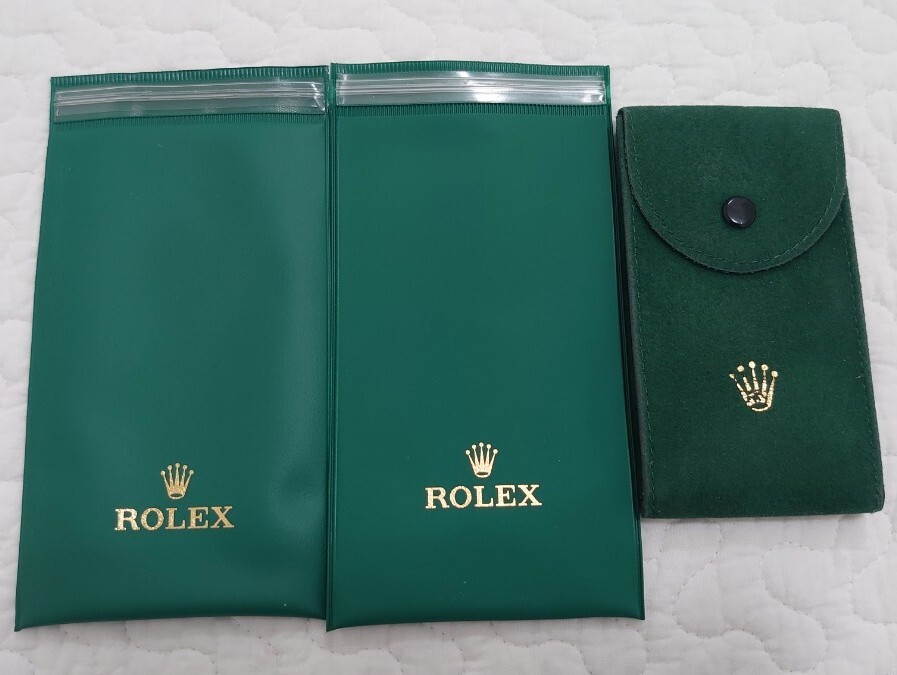 ROLEX ロレックス 時計ケース 保存袋 保護袋 修理袋 修理返却袋 ROLEX ロレックス 時計ケース 保存袋 保護袋 修理袋 修理返却袋