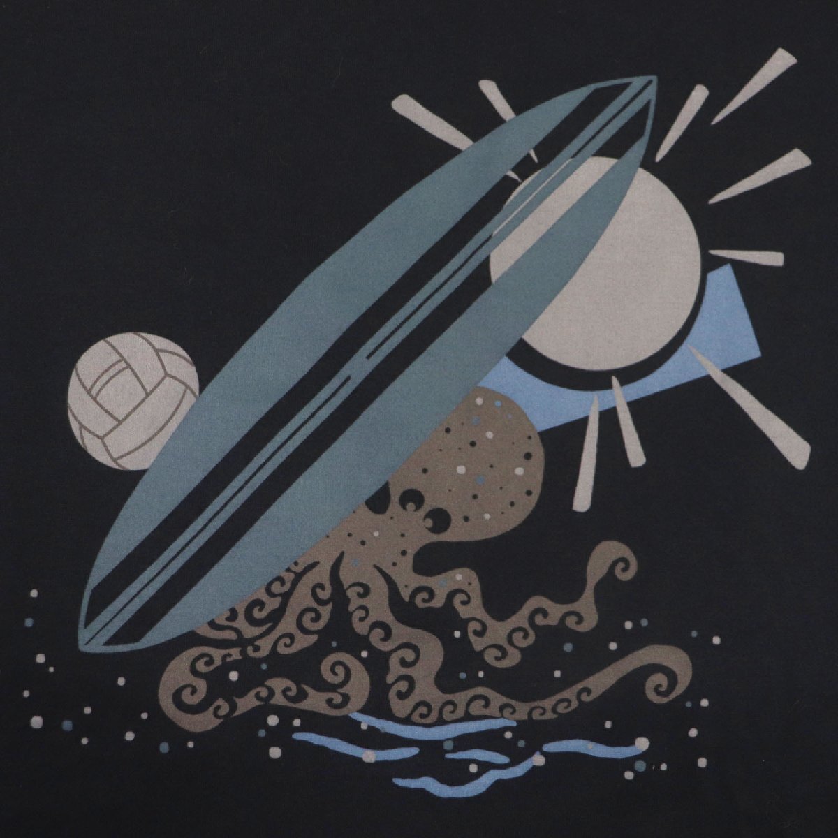 未使用品▼HERMES エルメス 23SS プールウォッチ コットン100% MARINE クルーネック ショートスリーブ 半袖Ｔシャツ M イタリア制