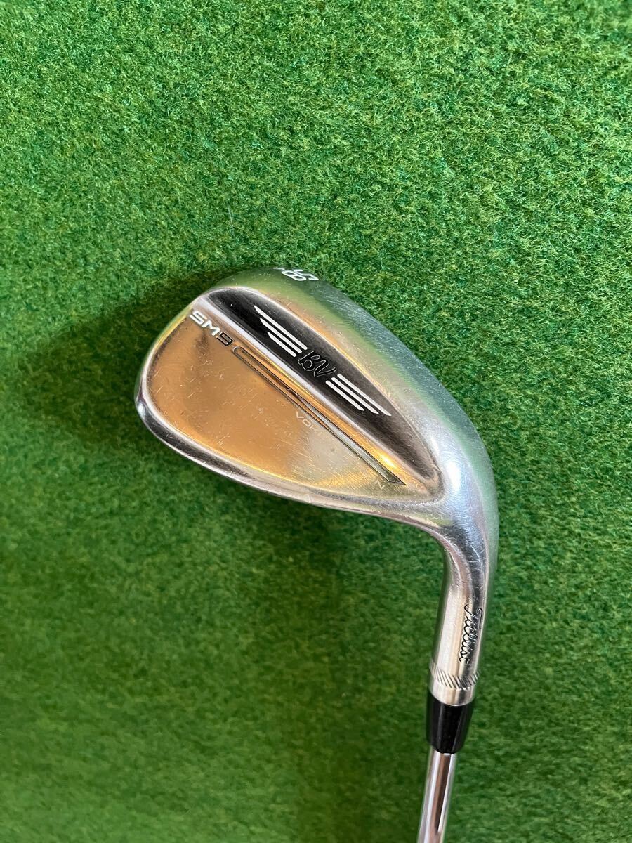 Vokey SM9-58°-10S ブラッシュドスチール BRASHED STEEL ウェッジ BV105 【58-10S】 シャフト：BV105 タイトリスト
