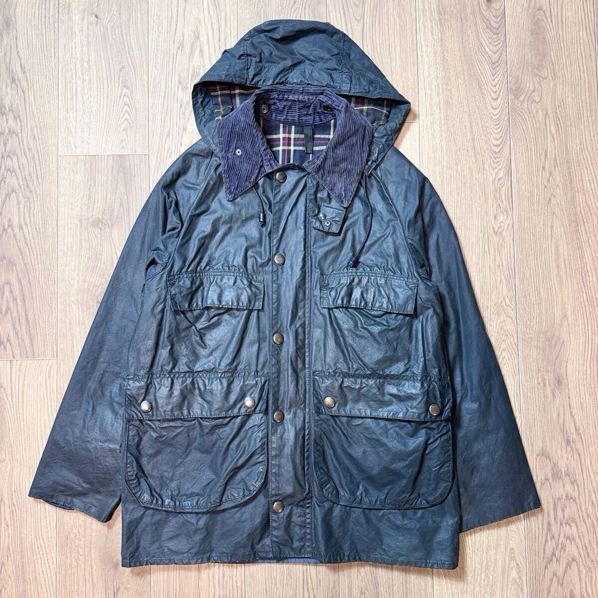 ターコイズネイビー】C36 Vintage Barbour BEDALE ビンテージ ターコイズネイビー】C36 Vintage Barbour BEDALE ビンテージ
