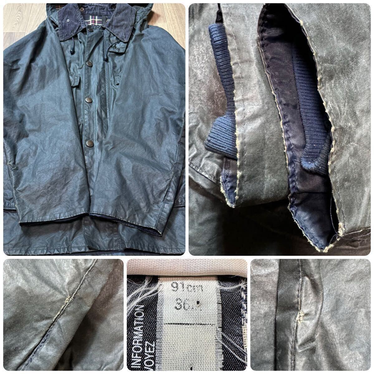 ターコイズネイビー】C36 Vintage Barbour BEDALE ビンテージ ターコイズネイビー】C36 Vintage Barbour BEDALE ビンテージ