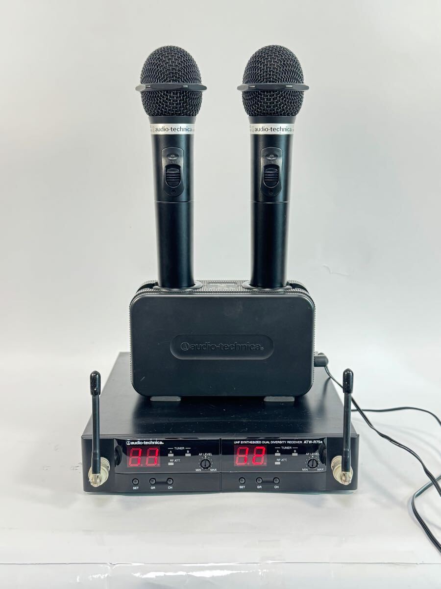 2種類セット 現状品 audio-technica/ATW-R75a/BC700/レシーバー 2種類セット 現状品 audio-technica/ATW-R75a/BC700/レシーバー