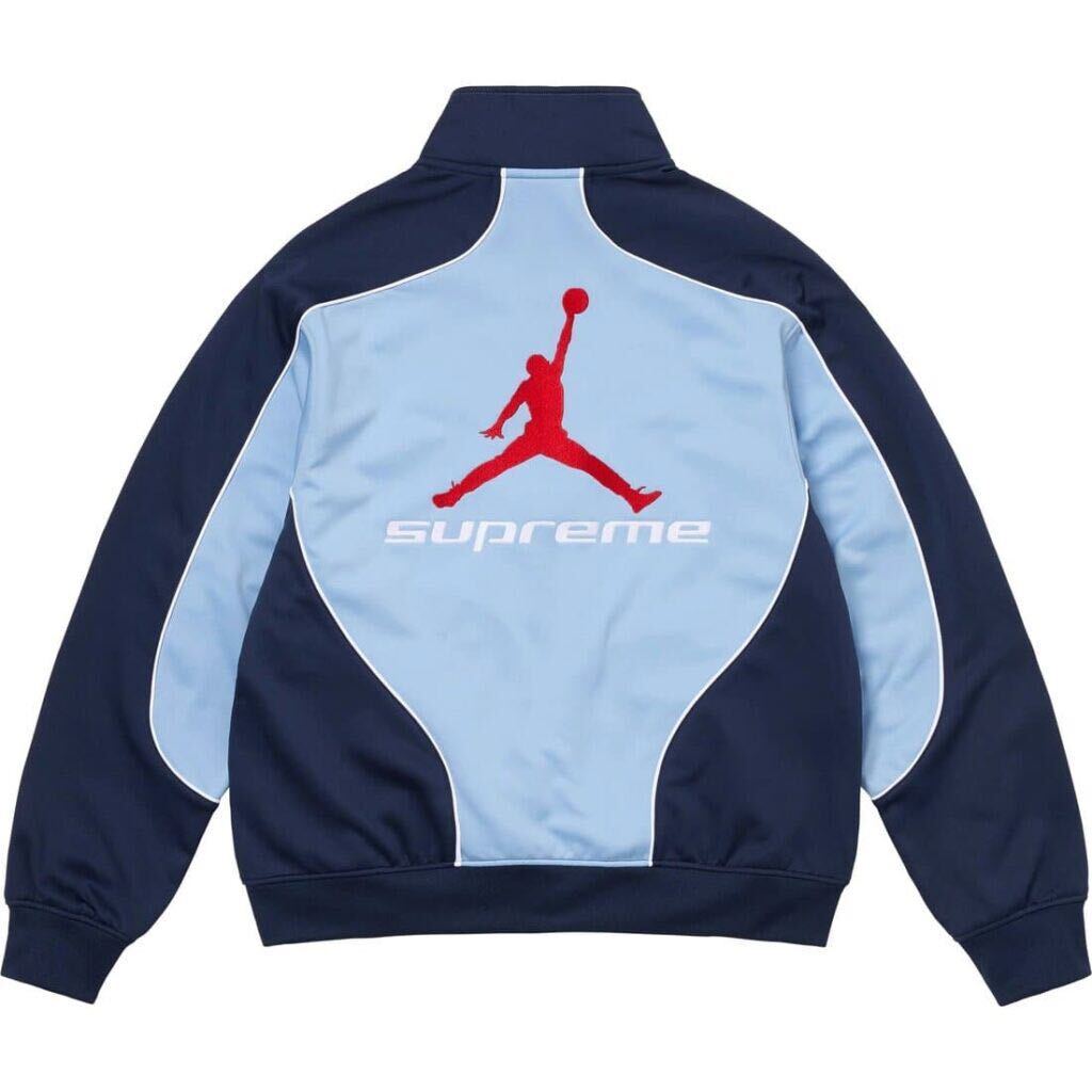 送料無料 L 水色 Supreme x Jordan Tricot Track Jacket Blue 送料無料 L 水色 Supreme x Jordan Tricot Track Jacket Blue