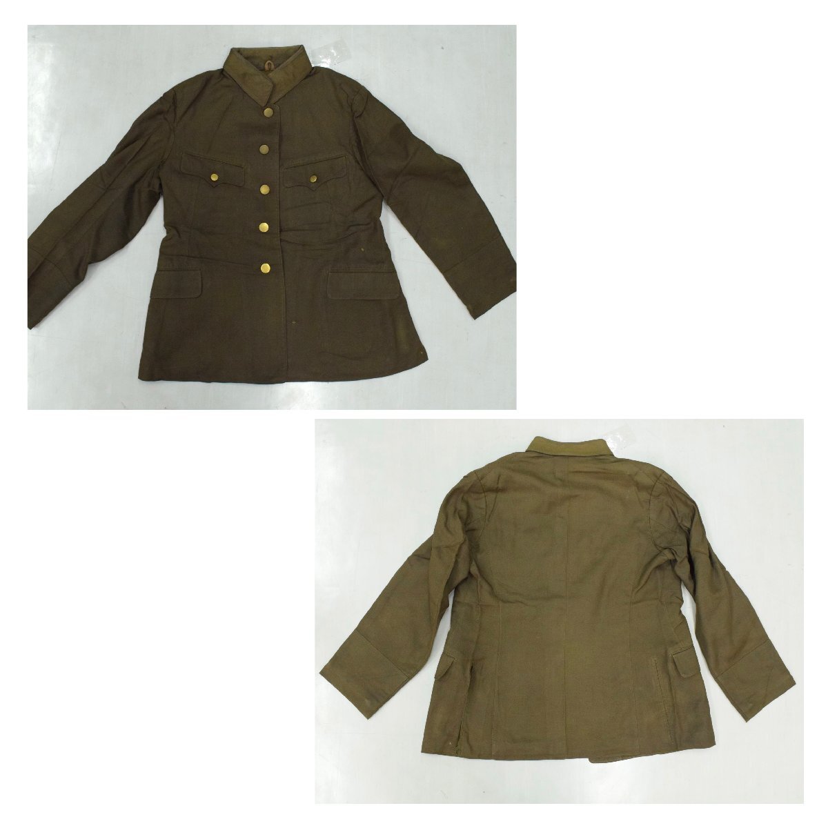 日本陸軍　将校服上下　実物　サイズ大 当時物 日本陸軍 軍服 上下セット 日本軍 Yahoo!オークション