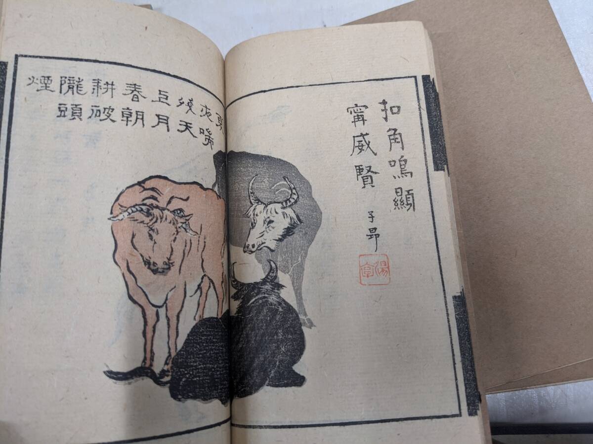L☆/南画早学11冊揃 田能村直入 南画 中国 虫類画譜 L☆/南画早学11冊揃 田能村直入 南画 中国 虫類画譜
