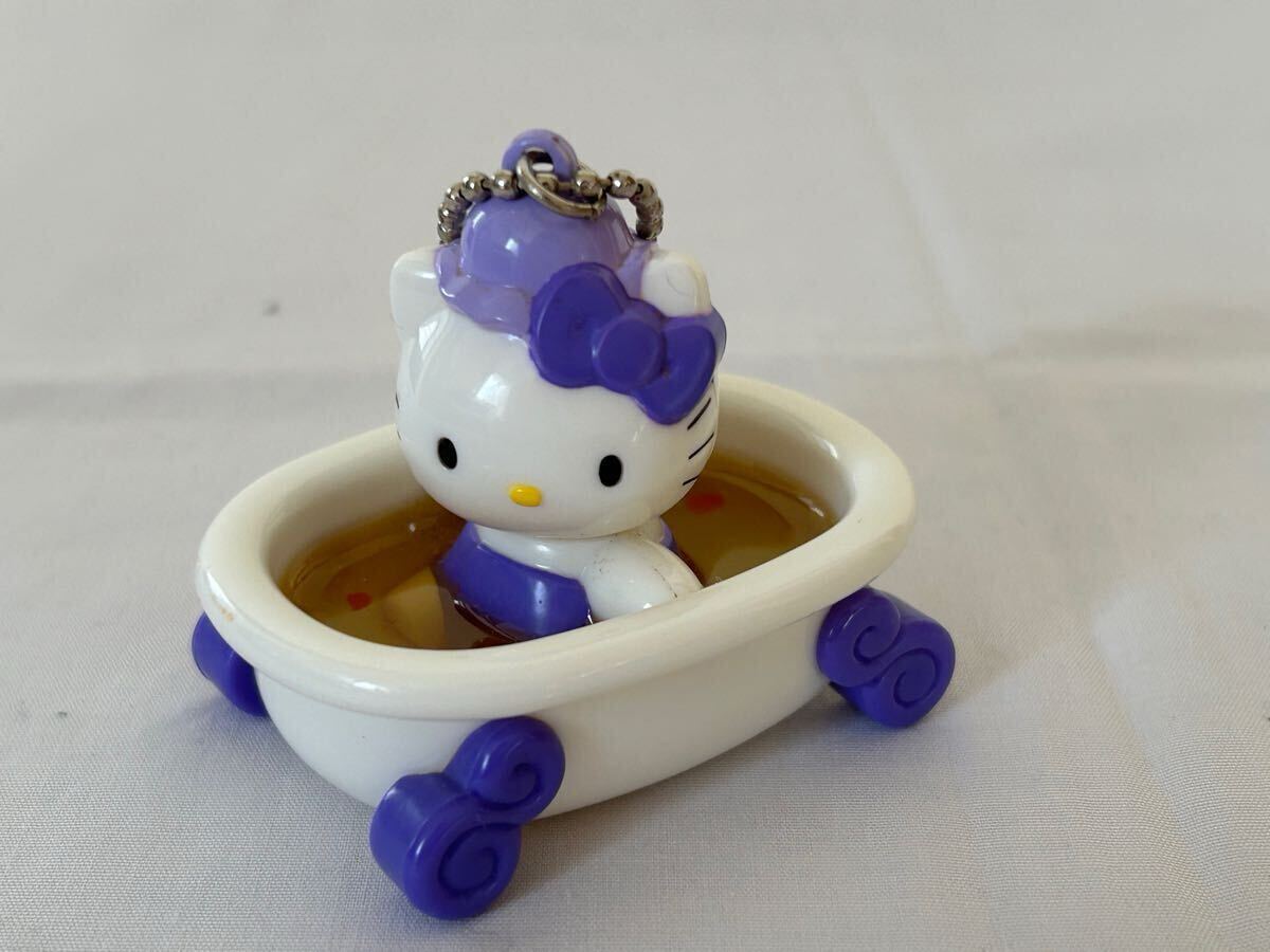 平成レトロ　希少レア　2002年Sanrio サンリオ　ハローキティ　お風呂に入ったキティちゃん　ボールチェーン1点★フィギュア　キーホルダー