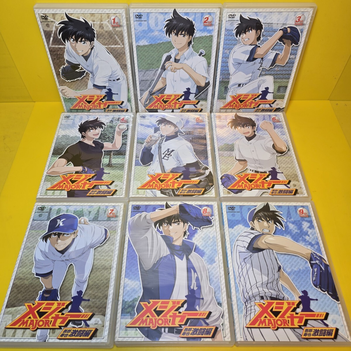 新品ケース交換済み メジャー1期~6期+セカンド+劇場版 DVD全66 新品ケース交換済み メジャー1期~6期+セカンド+劇場版 DVD全66